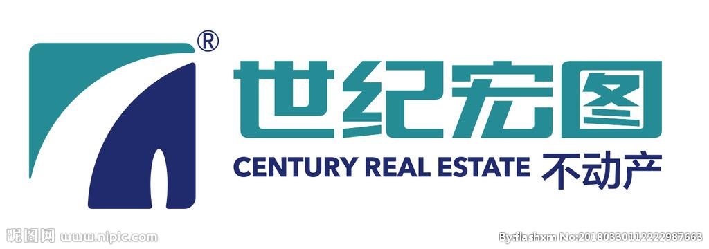 世纪宏图不动产矢量logo设计图